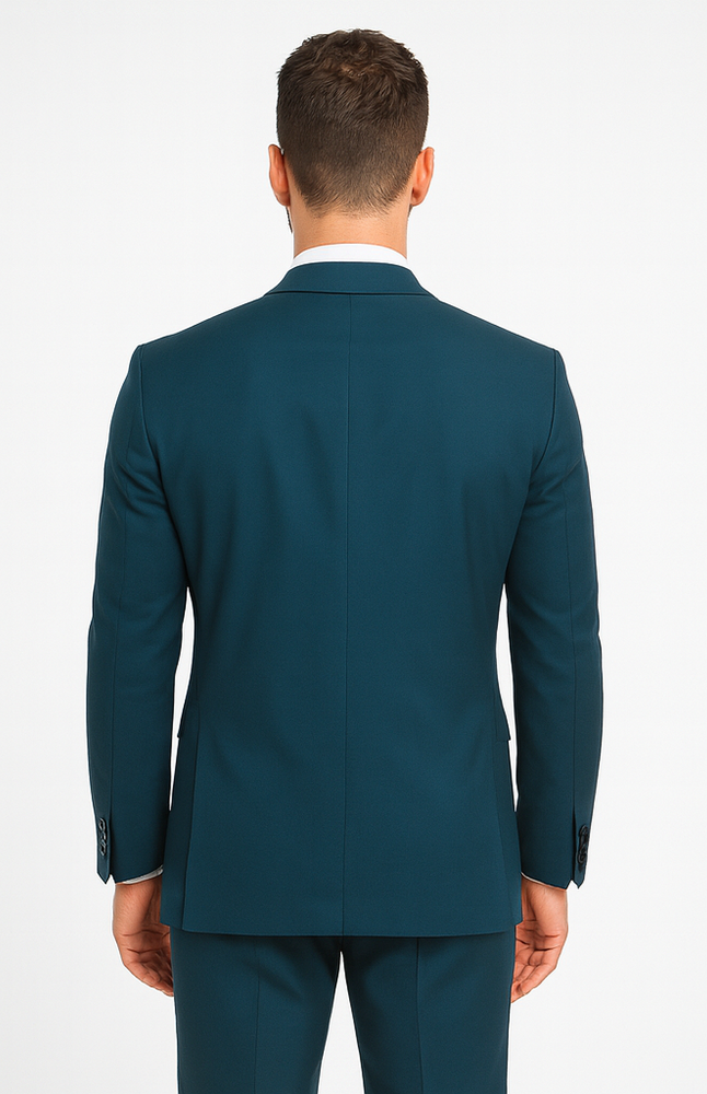 Teal Suit - Dark Teal Suit - Teal Blue Suit