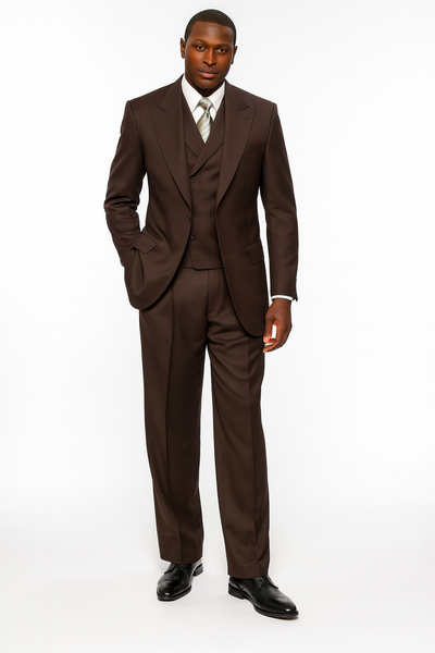 3 piece wool suit