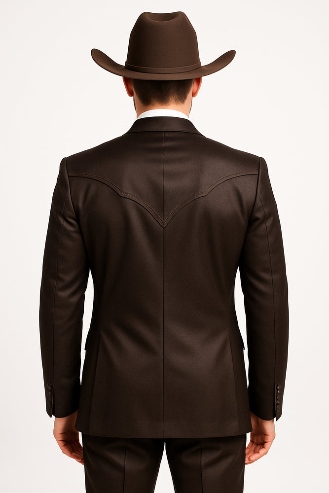 Traje Cafe Hombre - Traje Color Cafe