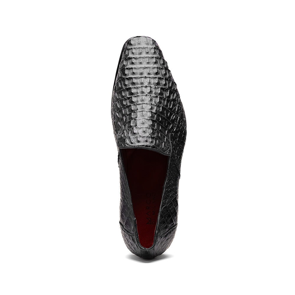 Marco_Di_Milano Trento Black Leather Dress Shoe