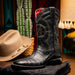 Marco_Di_Milano Tucson Black Leather Oxford