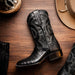 Marco_Di_Milano Tucson Black Leather Oxford