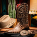 Marco Di Milano Tucson: Stone Brown Leather Oxford