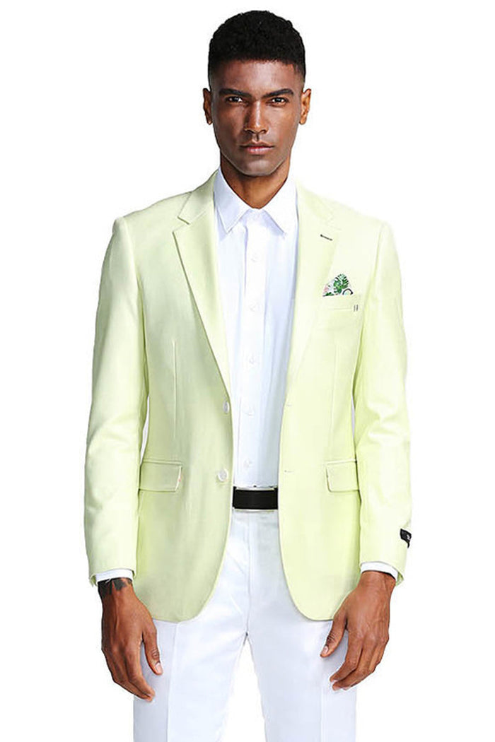 Men's Mint Green Style Summer Blazer