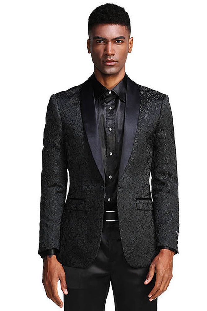 Men's Velvet Shawl Lapel Tuxedo Jacket in Red