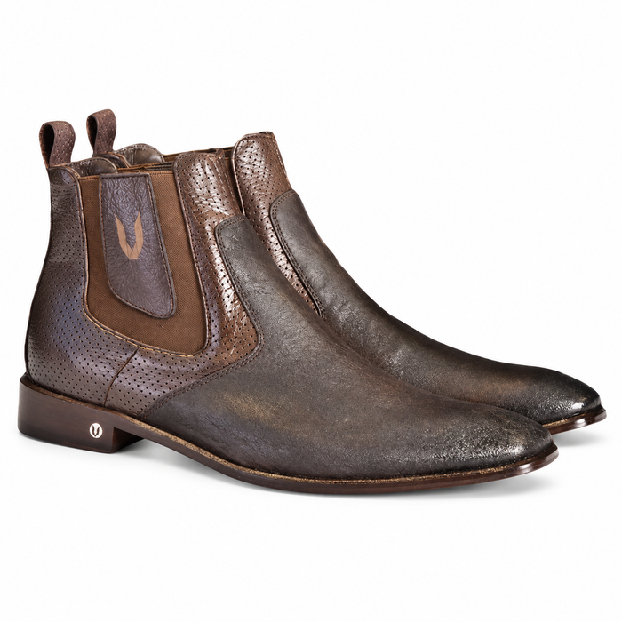 Vestigium Cat Shark Chelsea Boots Faded Brown