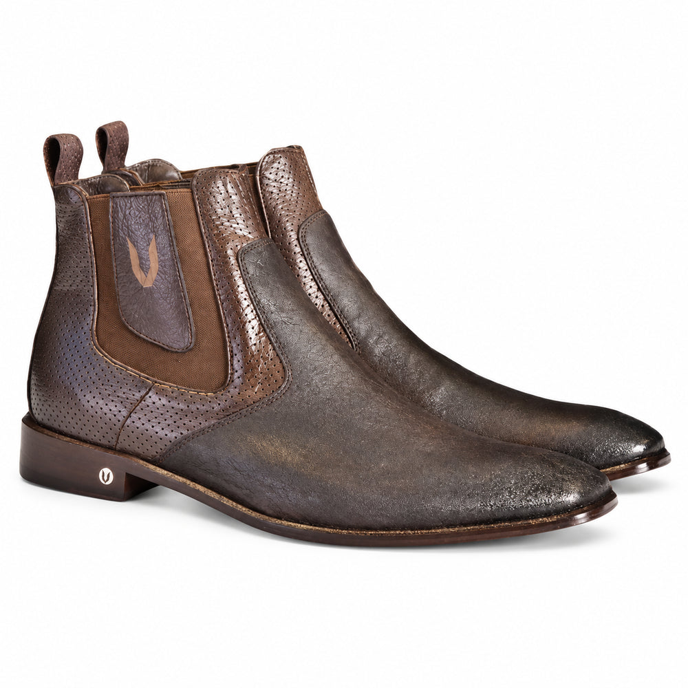 Vestigium Cat Shark Chelsea Boots Faded Brown