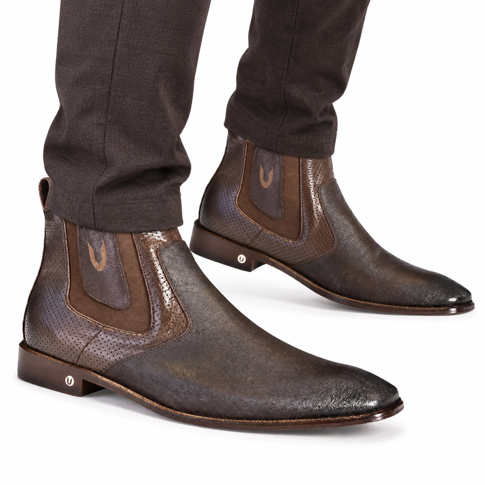 Vestigium Cat Shark Chelsea Boots Faded Brown