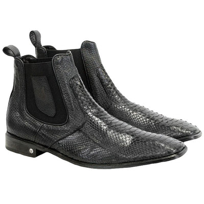 Vestigium Python Chelsea Boots Black - Black