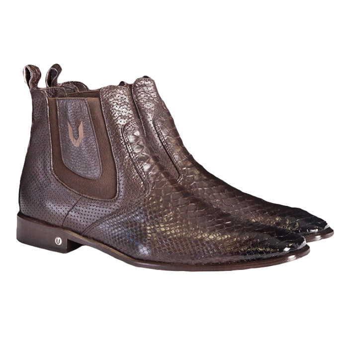 Vestigium Python Chelsea Boots Faded Brown - Faded Brown