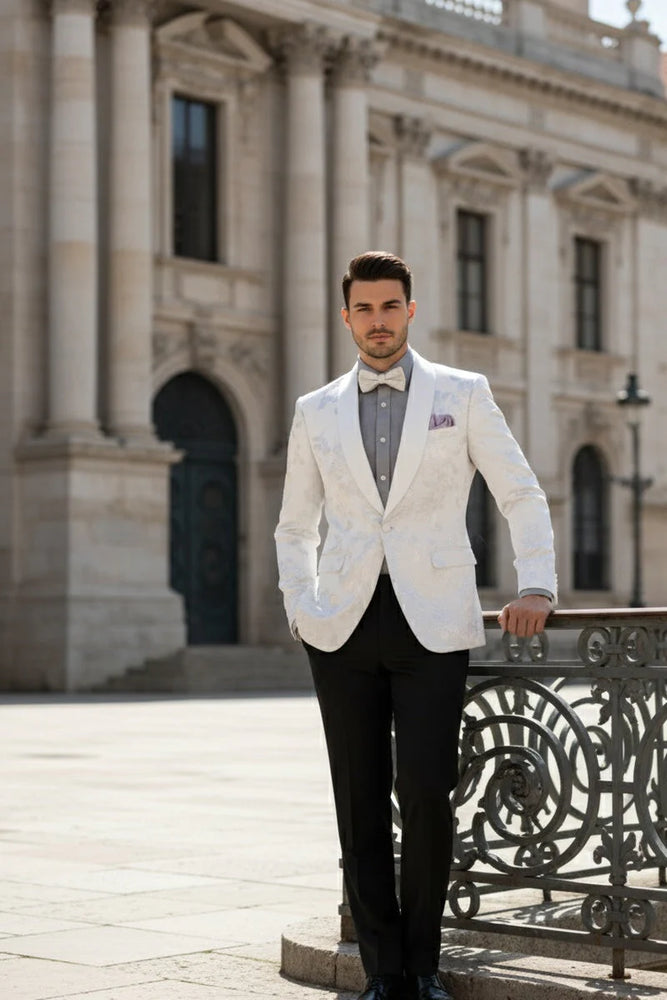 Fusion White Tuxedo Jacket