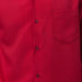 Red 2-Piece Solid Long Sleeve Walking Suit