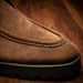 Zelli Wallaby Italian Suede Lace Up Chocolate (26-303-CHO)