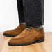 Zelli Wallaby Italian Suede Lace Up Tobacco (26-303-TOB)