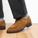 Zelli Wallaby Italian Suede Lace Up Tobacco (26-303-TOB)