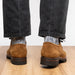 Zelli Wallaby Italian Suede Lace Up Tobacco (26-303-TOB)