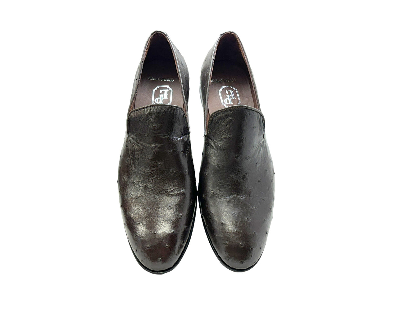 P000507 - Warren Ostrich Loafer- Brown