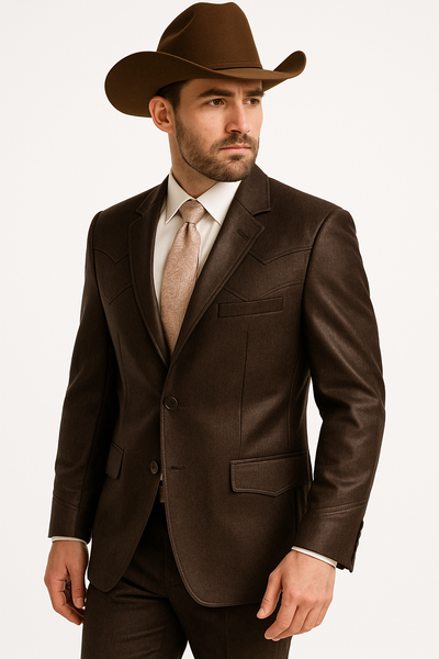 Traje Cafe Hombre - Traje Color Cafe