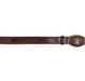 Wild West Boots Belts 32 Men's Wild West Ostrich Leg Laser Design Casual Belt 2C24U0516