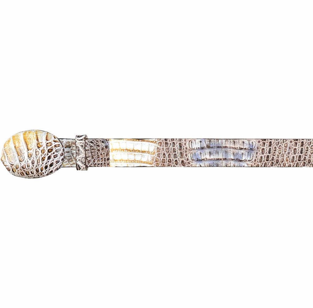 Men's Wild West Caiman Skin Cowboy Belt 2C110249
