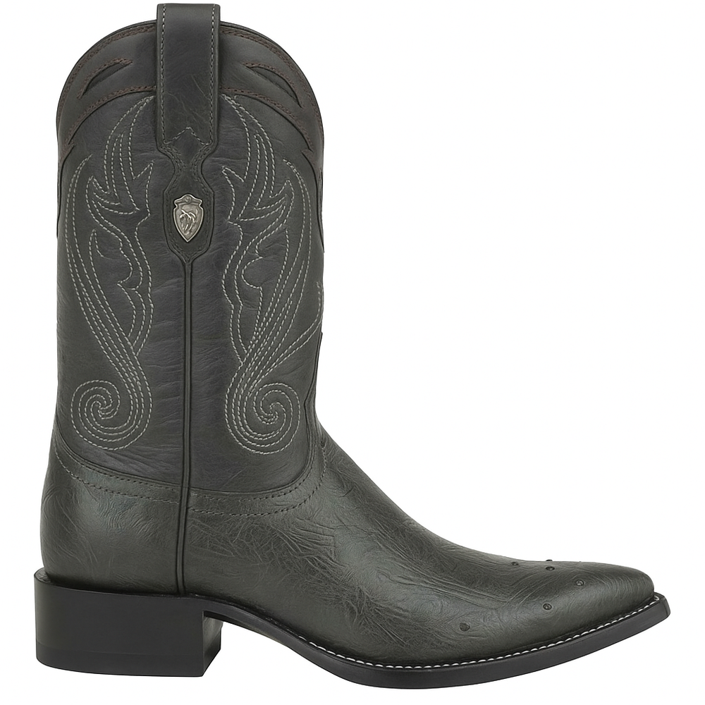 Men's Wild West Smooth Ostrich Skin 3X Toe Boots 29504-B