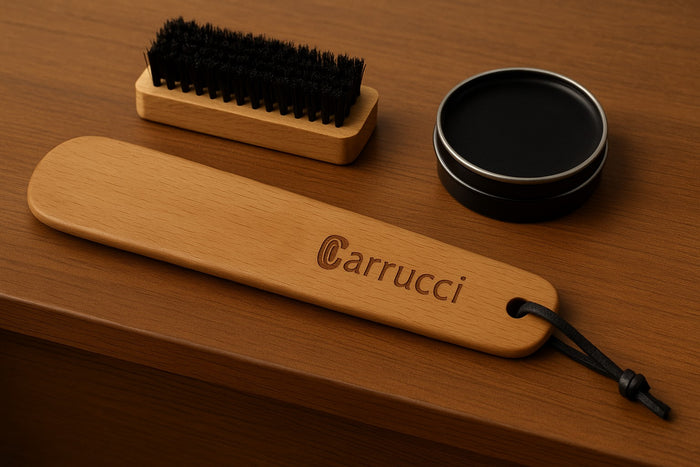 Carrucci Wooden Shoe Horn