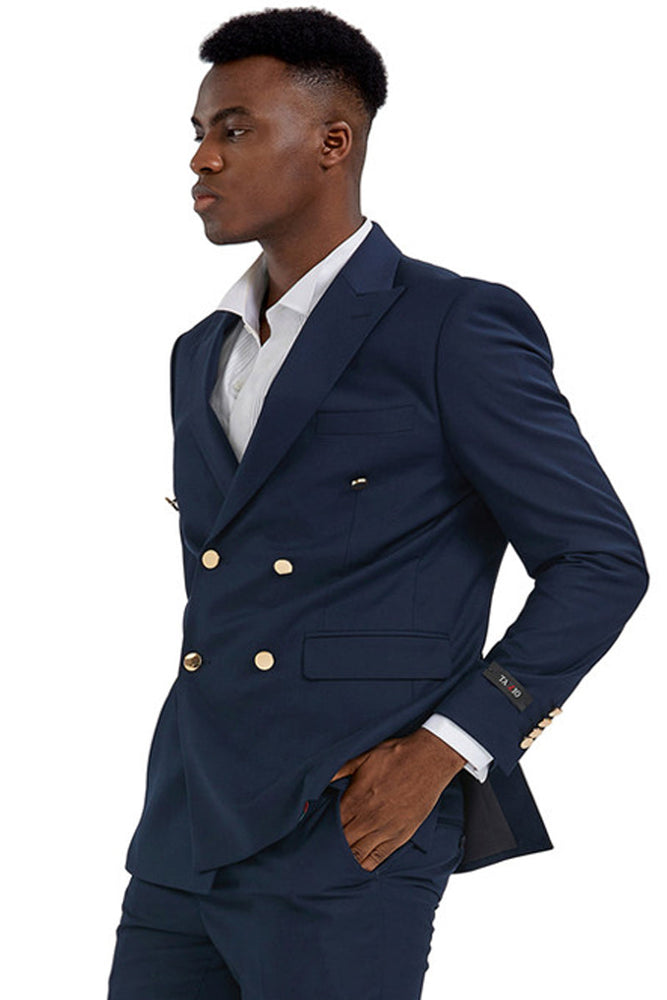 Men's Pink Linen-Style Summer Blazer by Tazzio Suits
