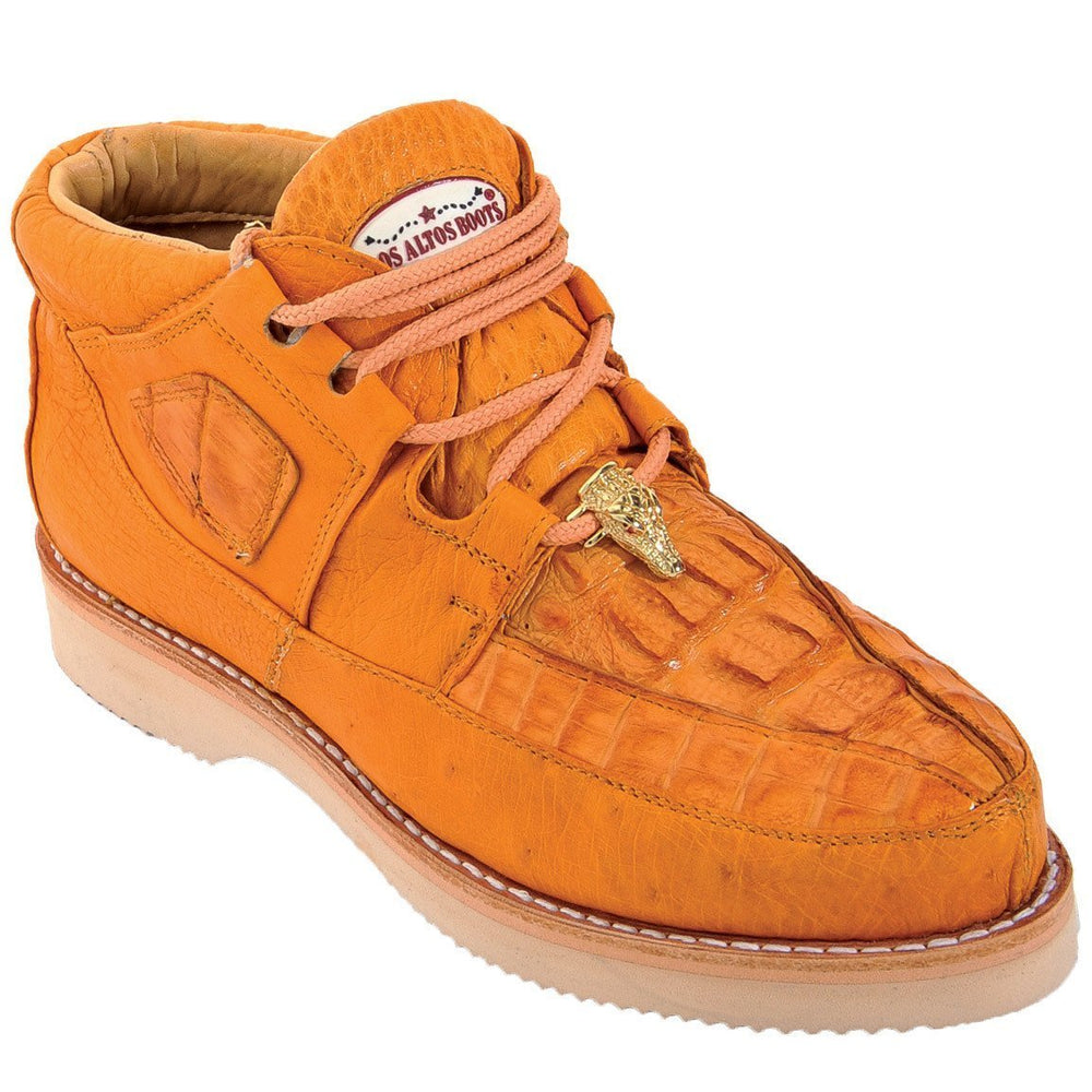 Zapato Caiman y Avestruz Panza LAB-ZA052802