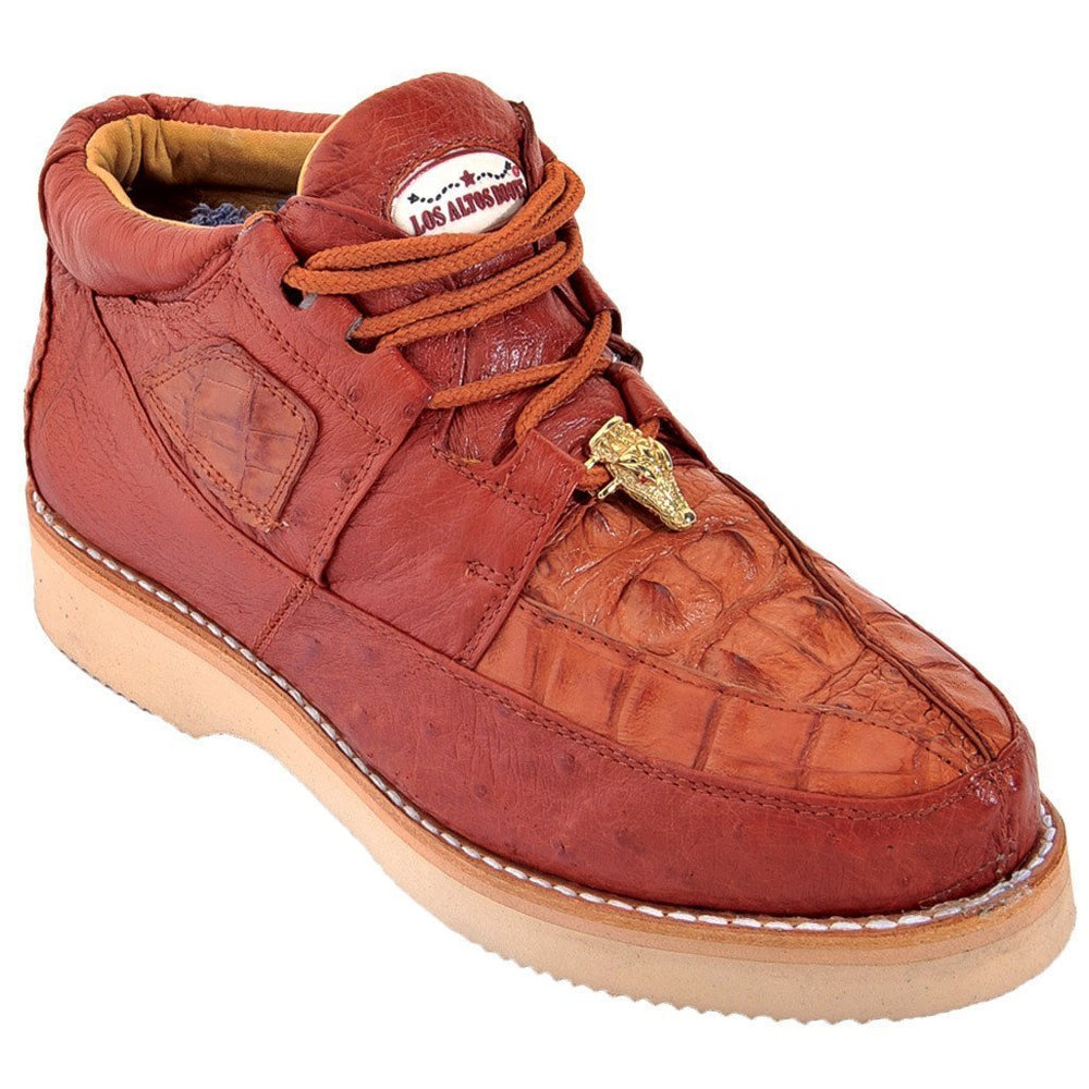 Zapato Caiman y Avestruz Panza LAB-ZA052803