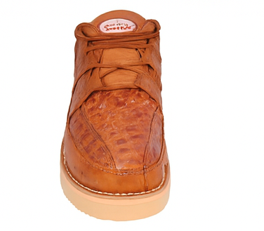Zapato Piel de Cocodrilo Caiman y Avestruz LAB-ZA050203