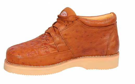 Zapato Piel de Cocodrilo Caiman y Avestruz LAB-ZA050203