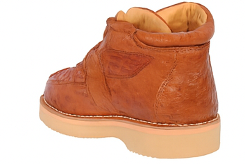 Zapato Piel de Cocodrilo Caiman y Avestruz LAB-ZA050203