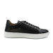 Zelli Vento Woven Calfskin & Crocodile Embossed Sneakers in Black