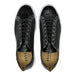 Zelli Vento Woven Calfskin & Crocodile Embossed Sneakers in Black