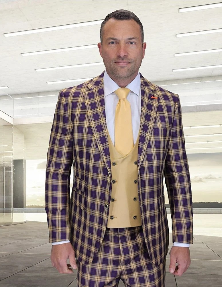 Statement TIVOLI-STONE-3PC Mens Suit main image 1