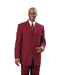 2 Button Wine Burgundy ~ Maroon Suit ~ Wine Color Men's Fashion 2 Piece Cheap Priced Business Suits Clearance Sale For Men (Not Long) mensusa