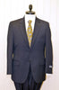 2 Button Wool Suit Dark Navy Blue Suit mensusa