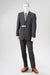 2 Buttons Flat Front Double Vent Charcoal Gray Available In 3 Buttons Style Regular Classic Cut - Color: Dark Grey Suit - mensusa