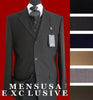 3 Button Vested 3 Piece Super 150's Fine Poly~Rayon three piece suit Available in Many Colors mensusa
