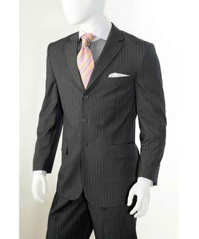 Grey Pinstripe Pants