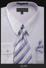 Affordable Clearance Cheap Mens Dress Shirt Sale Online Trendy - PREMIUM TIE - Lilac Lavender Men's Dress Shirt mensusa