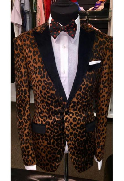 Animal Print Blazer
