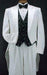 All White Suit For Men Classic Fashion Basic Full Dress Tailcoat Tuxedo Jacket with the tail Suits For Men mensusa