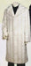 Artificial Fur Coat Off-White Long Style mensusa