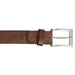 Authentic Genuine Skin Italian Brown Ostrich Quill Belt Available In 1 Size Only 44w mensusa