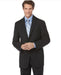 Authentic Mantoni Brand Suit, Black Tonal checkered check pattern Suit Slim Fit - High End Suits - High Quality Suits mensusa