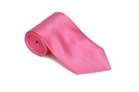 Azeleapink 100% Silk Solid Necktie With Handkerchief Buy 10 of same color Tie For $25 Each-Men's Neck Ties - Mens Dress Tie - Trendy Mens Ties mensusa