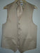 BEIGE (CHAMPANE) DRESS TUXEDO WEDDING Vest ~ Waistcoat ~ Waist coat& TIE SET Buy 10 of same color Tie For $25 Each - Men's Neck Ties - Mens Dress Tie - Trendy Mens Ties mensusa