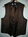 BROWN DRESS TUXEDO WEDDING Vest ~ Waistcoat ~ Waist coat & TIE SET Buy 10 of same color Tie For $25 Each - Men's Neck Ties - Mens Dress Tie - Trendy Mens Ties mensusa