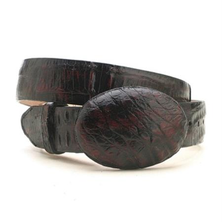 Black Cherry caiman ~ World Best Alligator ~ Gator Skin Hornback